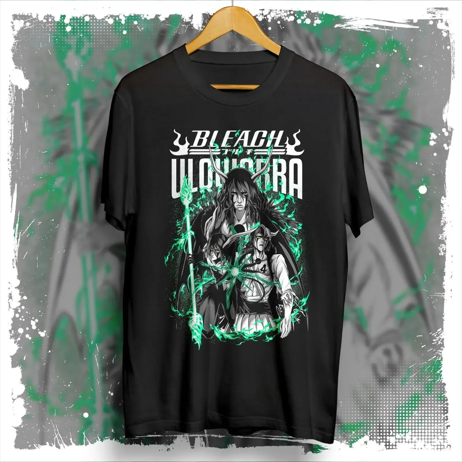 Ulquiorra Schiffer transformation anime graphic tees, Bleach tshirt, anime shirt