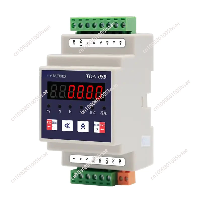 RS232 RS485 High-precision rail-type weight transmitter instrument weighing signal amplifier weighing module TDA08A MODBUS RTU