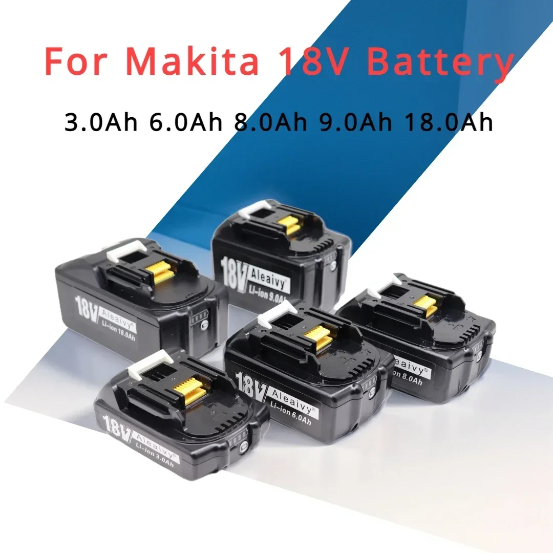 

For Makita 18V Battery 3.0Ah 6.0Ah 9.0Ah BL1860 Li-ion Replacement Battery BL1850 BL1840 BL1830 LXT-400 18650 21700 Batter Pack