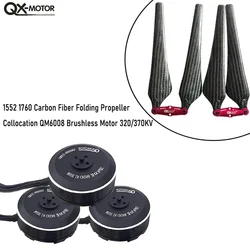 QX-MOTOR QM6008 5208 320KV 370KV Brushless Motor select and use 1552 1760 Carbon fiber propeller for S800 S900 S1000