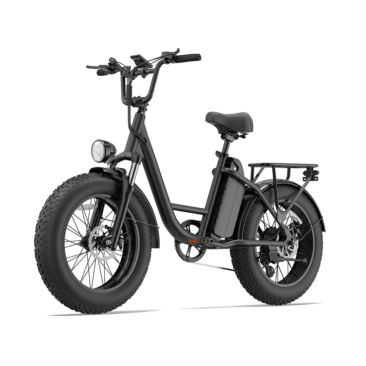 Elektrofahrrad URLIFE E20 PRO 1500W Motor 48V 15,6Ah Akku 20x4,0 Fette Reifen Tiefeinsteiger-Rahmen Tägliches Pendeln