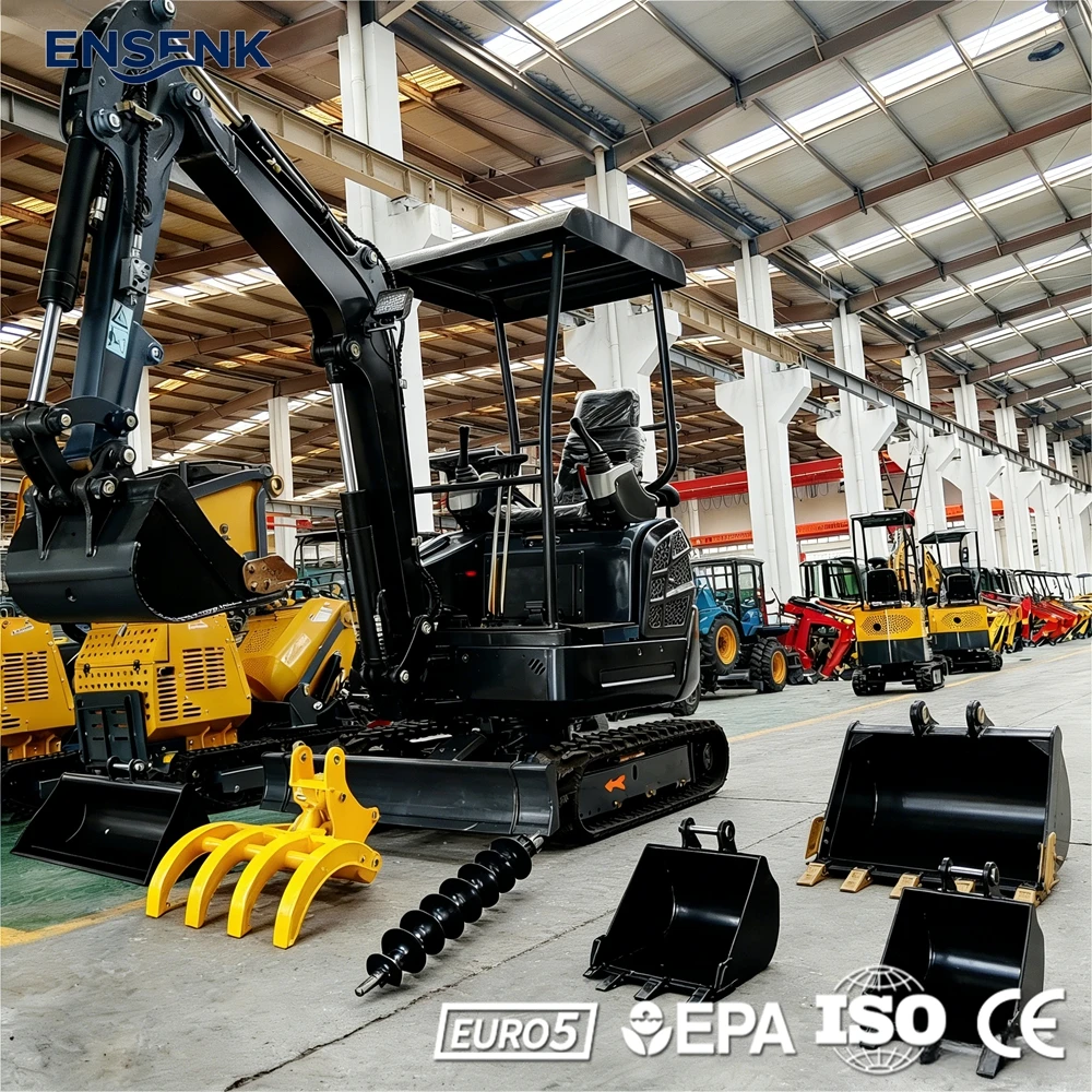 

Mini Excavator 0.8Ton 1.5Ton 1.8Ton Construction 2.5Ton Kubota Engine Multifunctional CE Epa Tools Digger