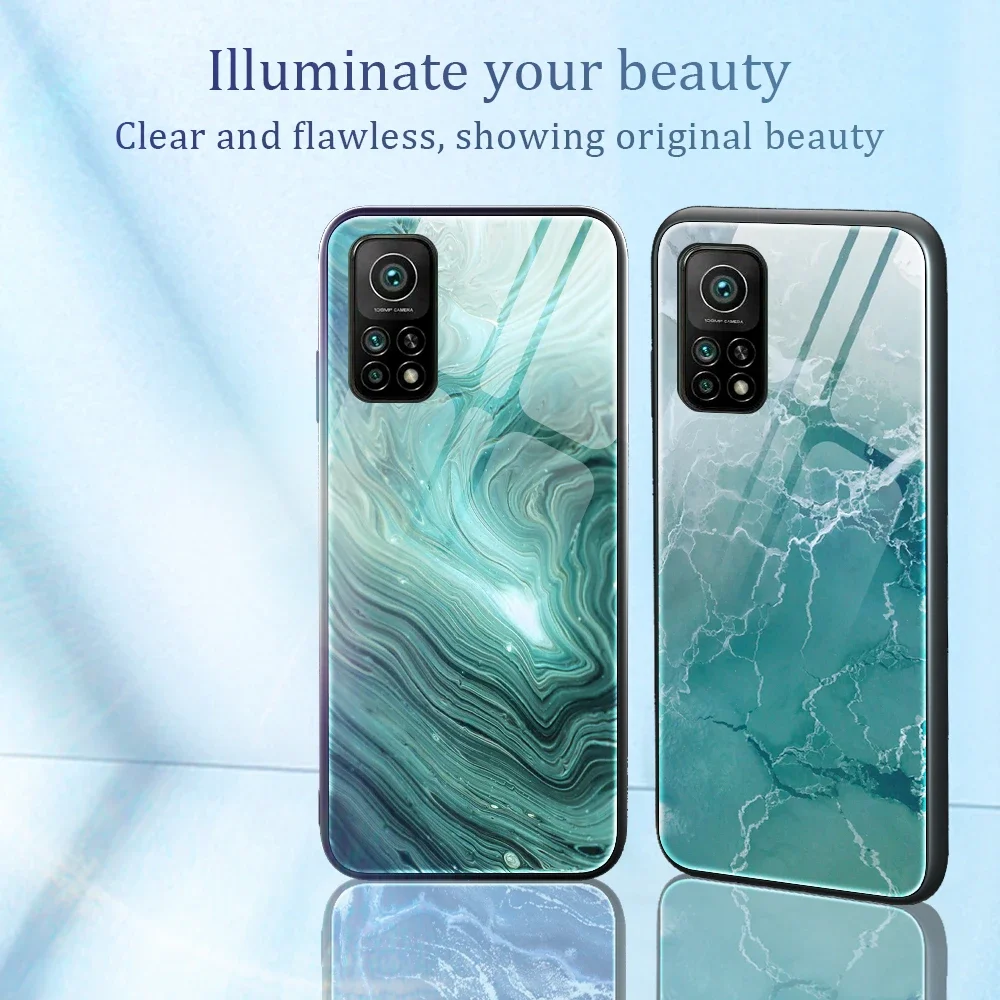 Funda Poco X6 Pro Gehard Glazen Kast Voor Poco C65 C40 F 5X6X5X4X3 M4 M3 F2 Pro Gt F4 F4 F3 M 5S Marmeren Schilderij Kast Achterkant