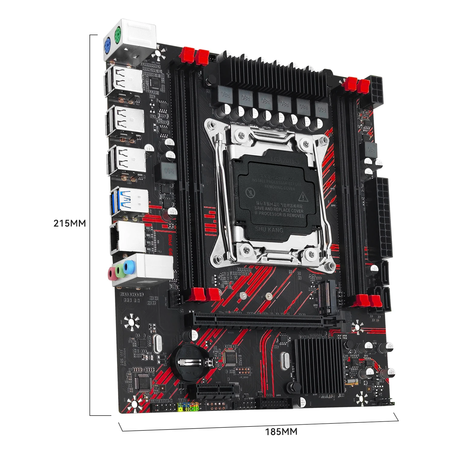 Imagem -04 - Kit Combo para Placa Mãe Cpu Xeon e5 2676 v3 Processador Lga 20113 8g x = 16gb Ddr3 Memória Ram 1333mhz Nvme Machinist-x99 Pr8