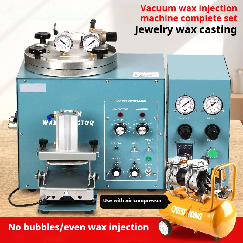 

DX-510 Automatic Wax Injector Jewelry Precision Digital Display Vacuum Wax Injection Machine AAC Jewelry Making Equipment