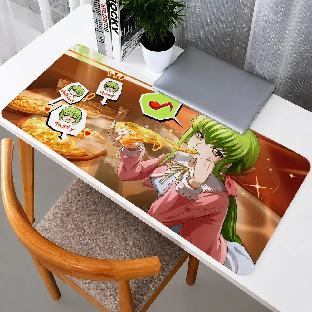 Large Anime Code Geass Mouse Pad Large PC Mouse Pad Rubber Base Gaming Desk Mat For Keyboard Gamers Office Accessories