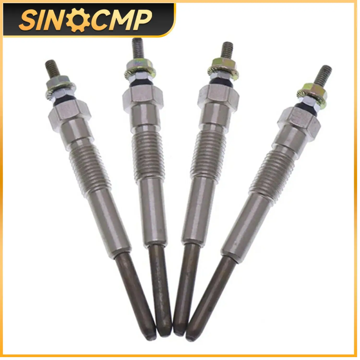 

4pcs Preheat Plugs For Komatsu Forklifts 4D95 4D95S FD20-T11 FD25-T11 12V 600-815-2761 6008152761 Excavator Replacement Parts
