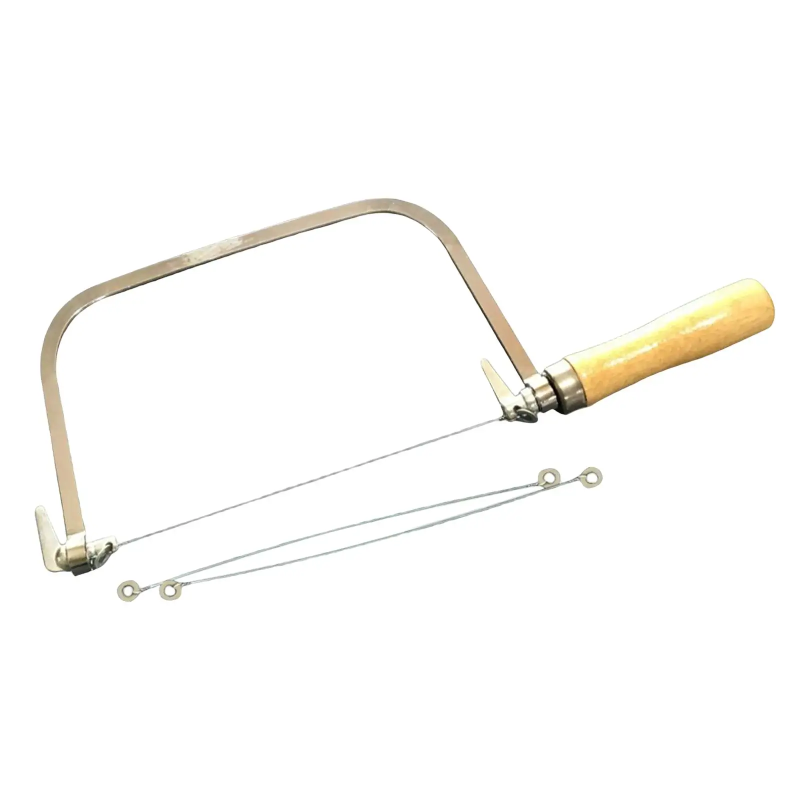 Wire Soap Cutter Slicer DIY Candles Wax Trimming Cutting Tool Saw Cutting with Wooden Handle