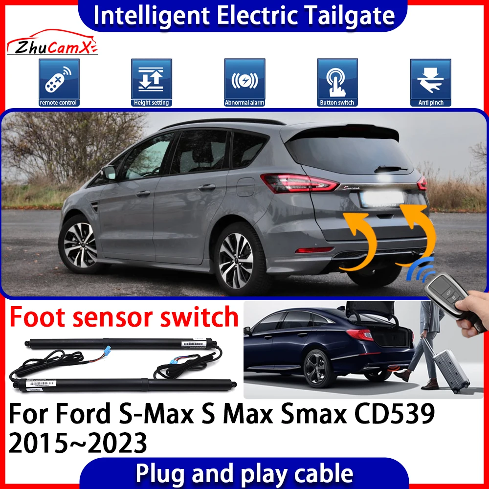 

Automatic Lifting kit Opening Trunk Intelligent Electric Tail Gate Lift Tailgate for Ford S-Max S Max Smax CD539 2015~2023