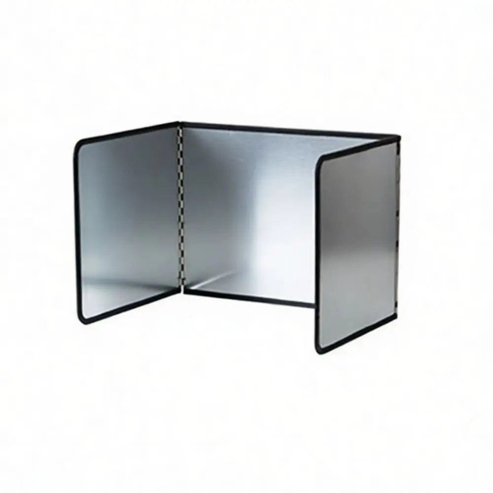 Kitchen Oil Splatter Guard Foldable Galvanized Steel Stove Baffle Heat Resistant Cooking Shield Easy Clean Barrier Tool
