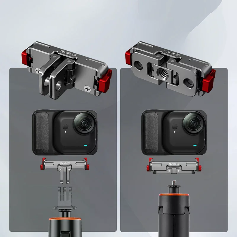 

Магнитная быстросъемная база для Insta360 Go, удлинитель из ультра алюминиевого сплава, держатель адаптера, кронштейн, аксессуары для камеры