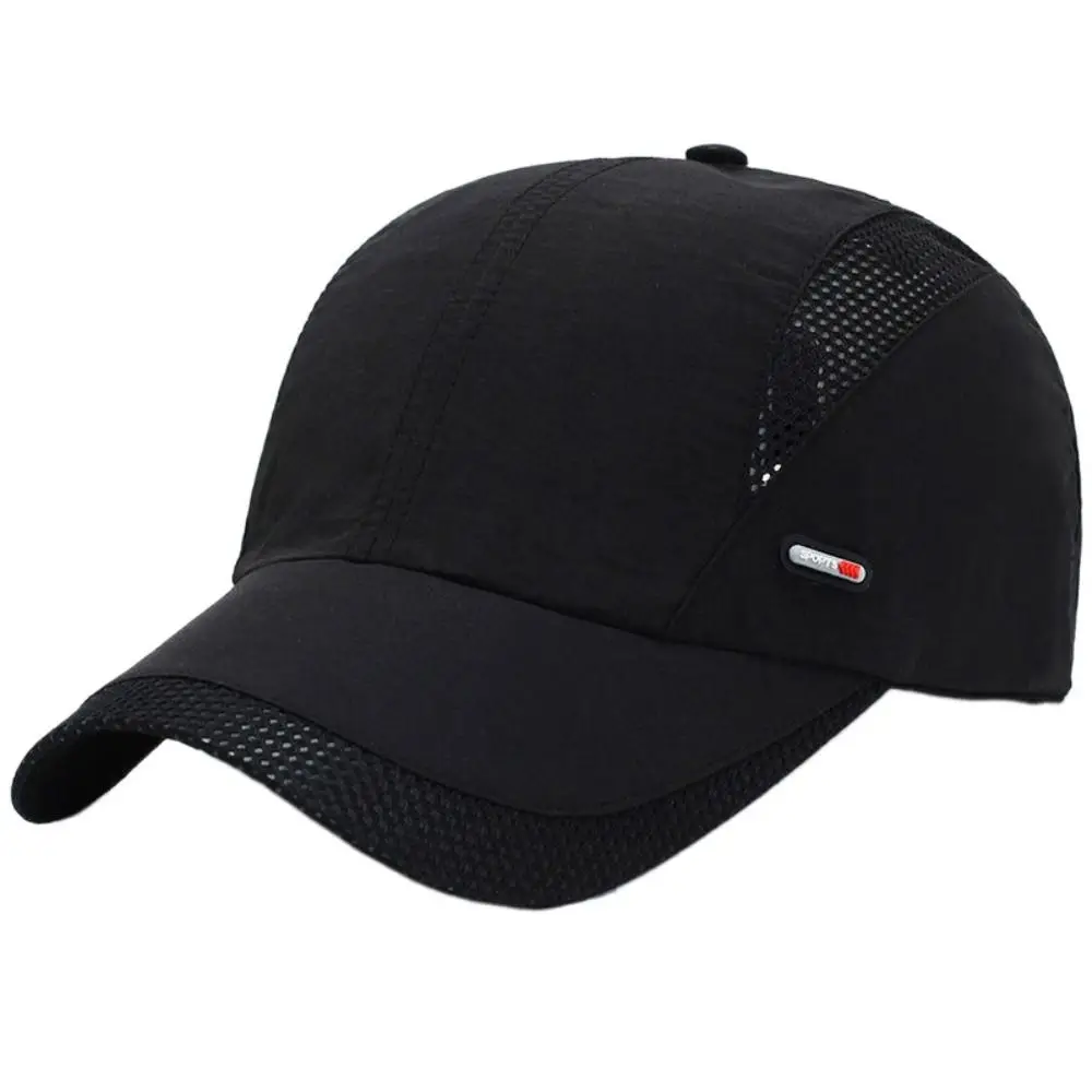 Adjustable Snapback Mesh Baseball Cap Ultra-Thin Golf Cap Quick Dry Cap Sun Cap Sun Protection Sports Hat Male