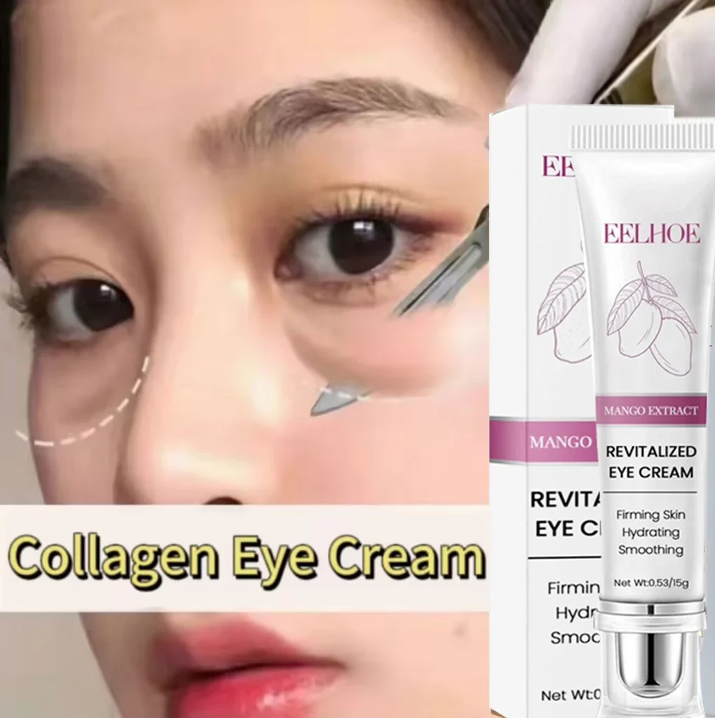 2024 Nicotinamide Eyes Cream Dark Circles Fading Eye Bags Eye Hyaluronic Acid Moisturizing Serum Against Puffiness Eye Care Gel