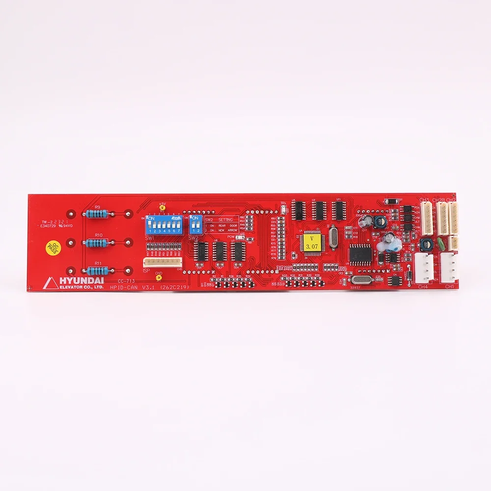 1pcs Applicable to Hyundai Elevator Display Board CC-713 HPID-CAN V3.1 262C219 Pcb Printed Board For Hyundai Elevator Parts