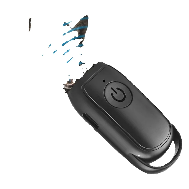 Portable Ultrasonic Dog Repeller 180mAh Rechargeable 23 40KHZ Long Distance Outdoor Deterrent Tool With Flash Light