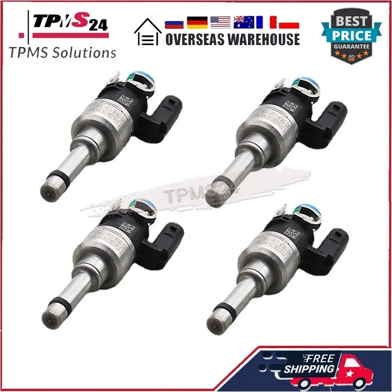 New 4Pcs Fuel Injec…
