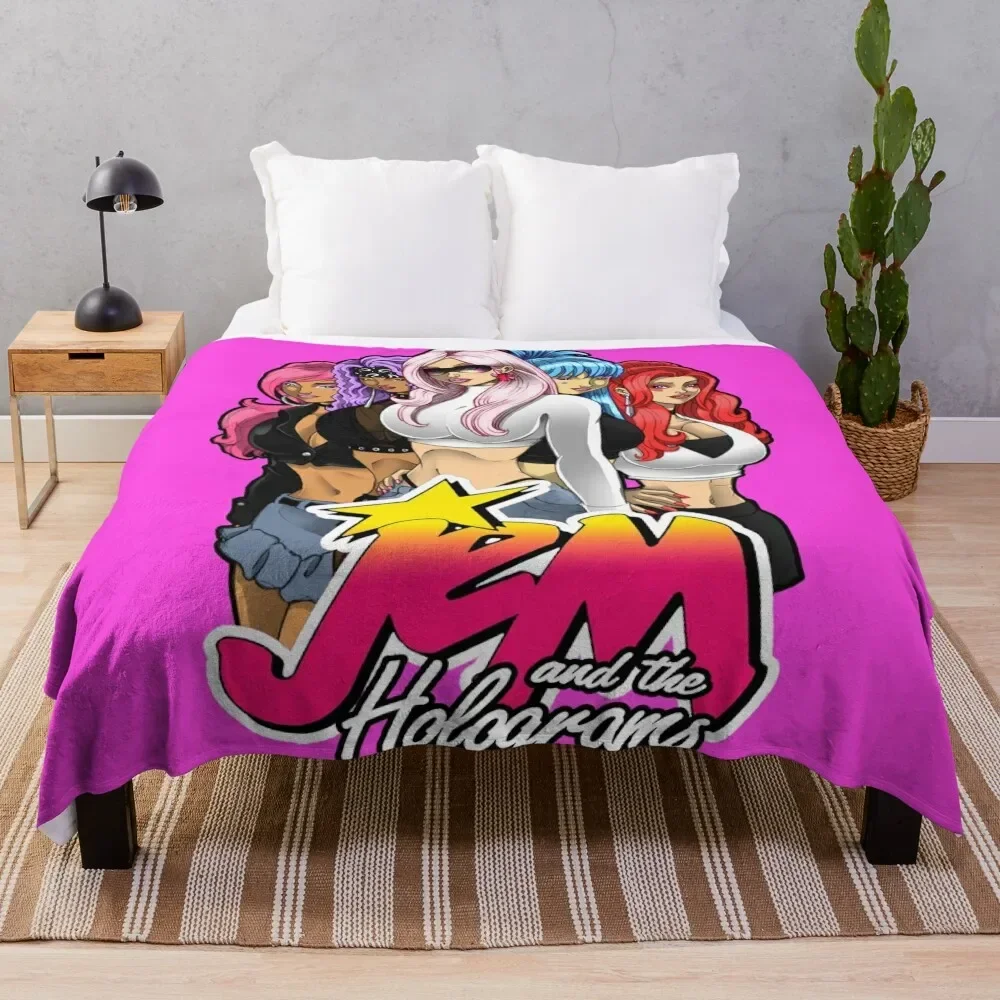 

Jem Throw Blanket anime Cute Single christmas decoration Blankets