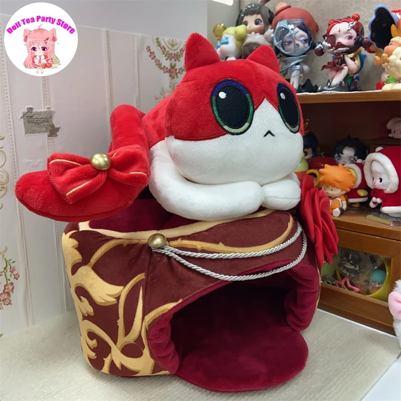 Argenti-solo de gato suave Dango, juego de muñecos de peluche Honkai Star Rail, animales de dibujos animados, almohada, juguete de peluche, figuras de cojín, regalo de Navidad