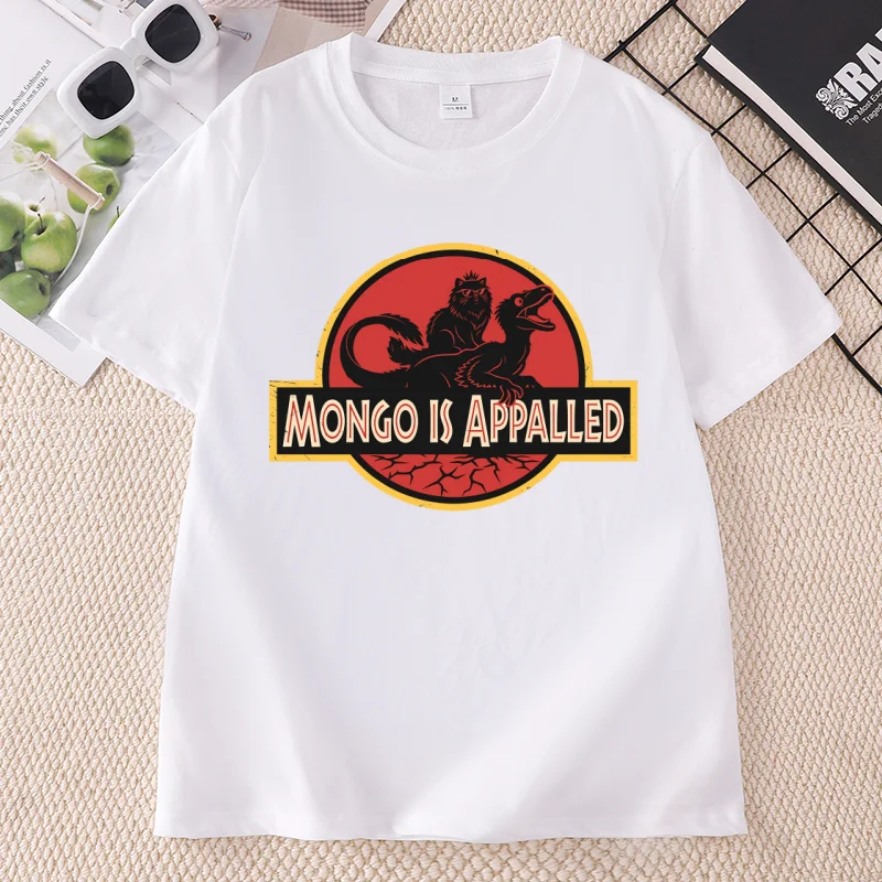 Mongo Is Appalled T-Shirt Pincess Donut Dungeon Crawler Carl Grafik T-Shirts Damen Muttertag T-Shirts Rundhals-T-Shirts – Detail 5