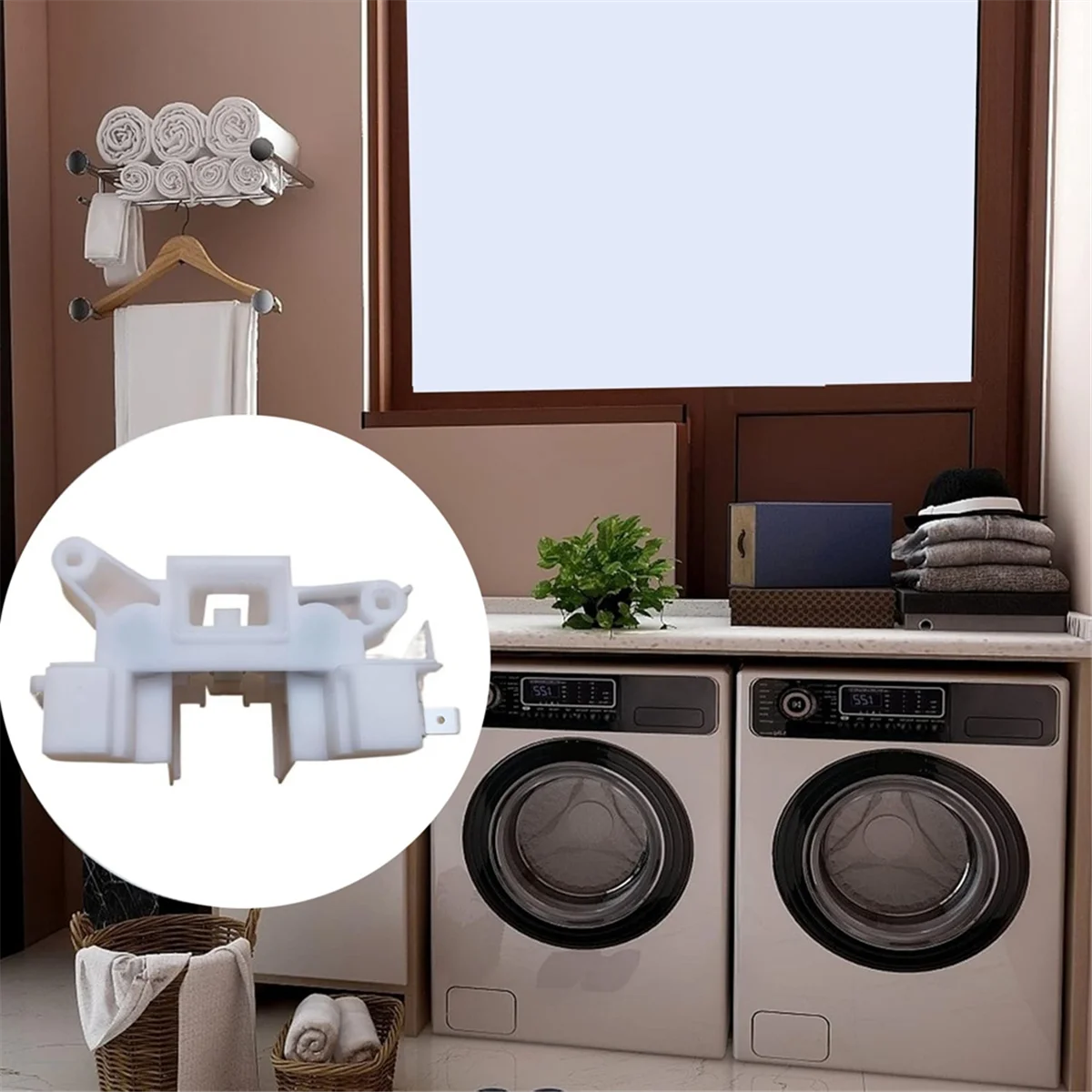 Interruptor de fechadura da porta da máquina de lavar, secador de tambor a74x para mida mh100vh90wy/MH80-GFL05W, peças de reposição