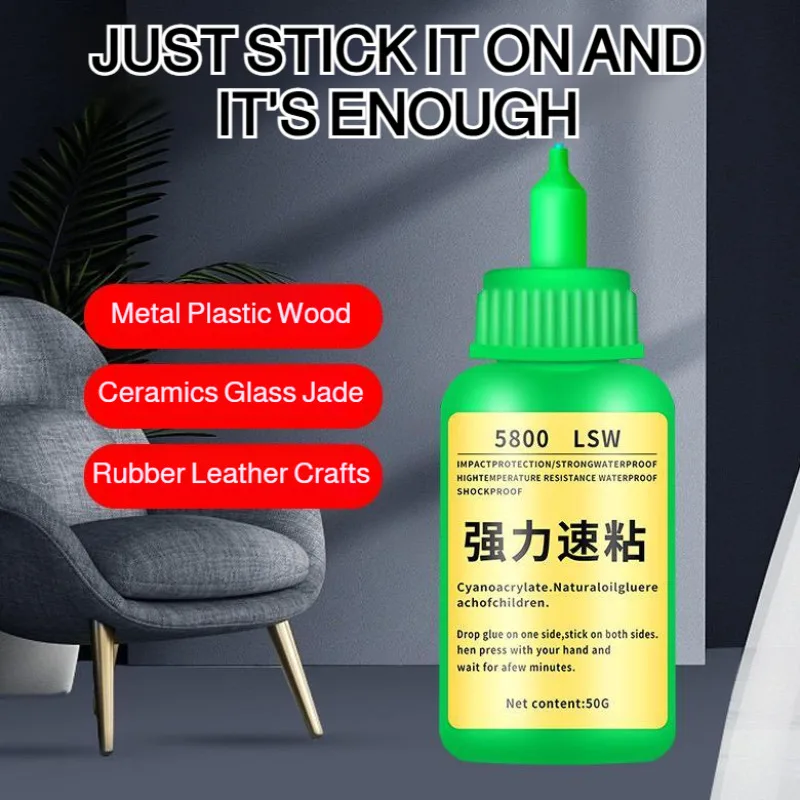 5800 Universal Super Strong Glue, Fast Drying Welding Adhesive for Metal, Ceramic, Plastic, Wood & Shoe Repair