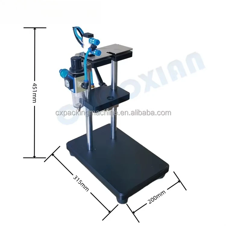 Perfume Pump Dip Tube Cutter Pneumatic Semi Automatic Safe and Precise Perfume Sprayer Head Dip Tube Cutter