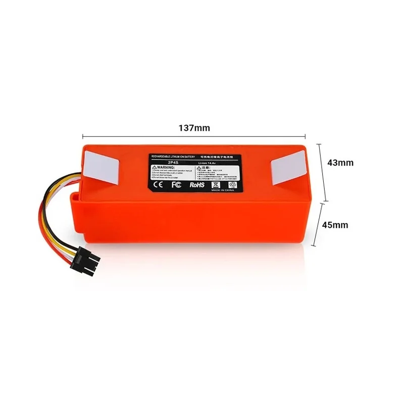 Batteria 5200mAh BRR-1P4S-2600S per XIAOMI ROBOROCK Xiaowa aspirapolvere Xiaowa C10 E20 E25 pezzi di ricambio