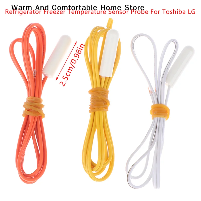 【SE】For Universal Fridge Parts Sensor Probe 2.1k/5k/10k Refrigerator Freezer Temperature Sensor Temperature Probe