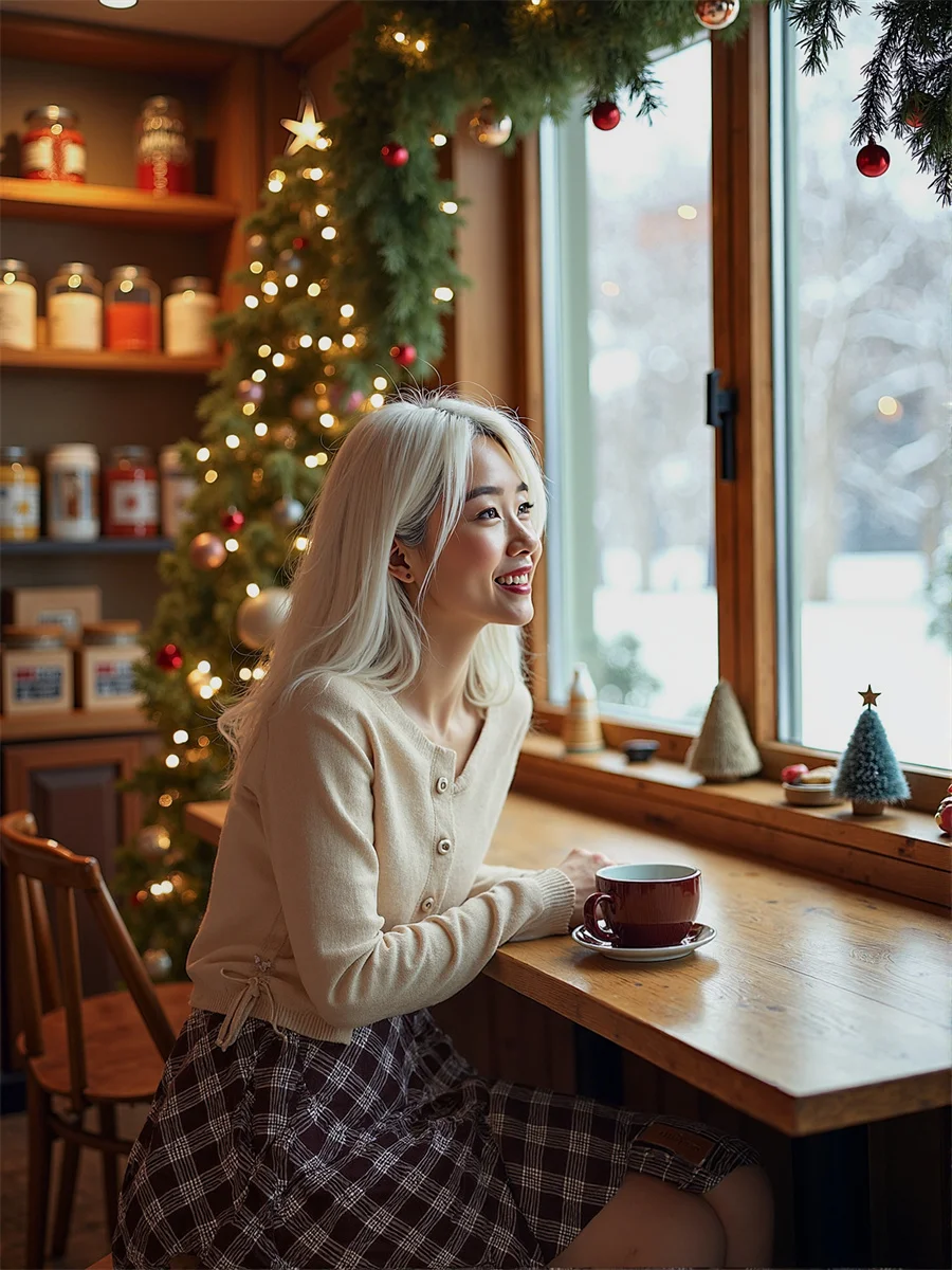 Gonne stile preppy impero scozzese per donna Abiti da donna da ufficio Primavera pizzo lungo banchetto romantico femminile delicato occhiello cavo