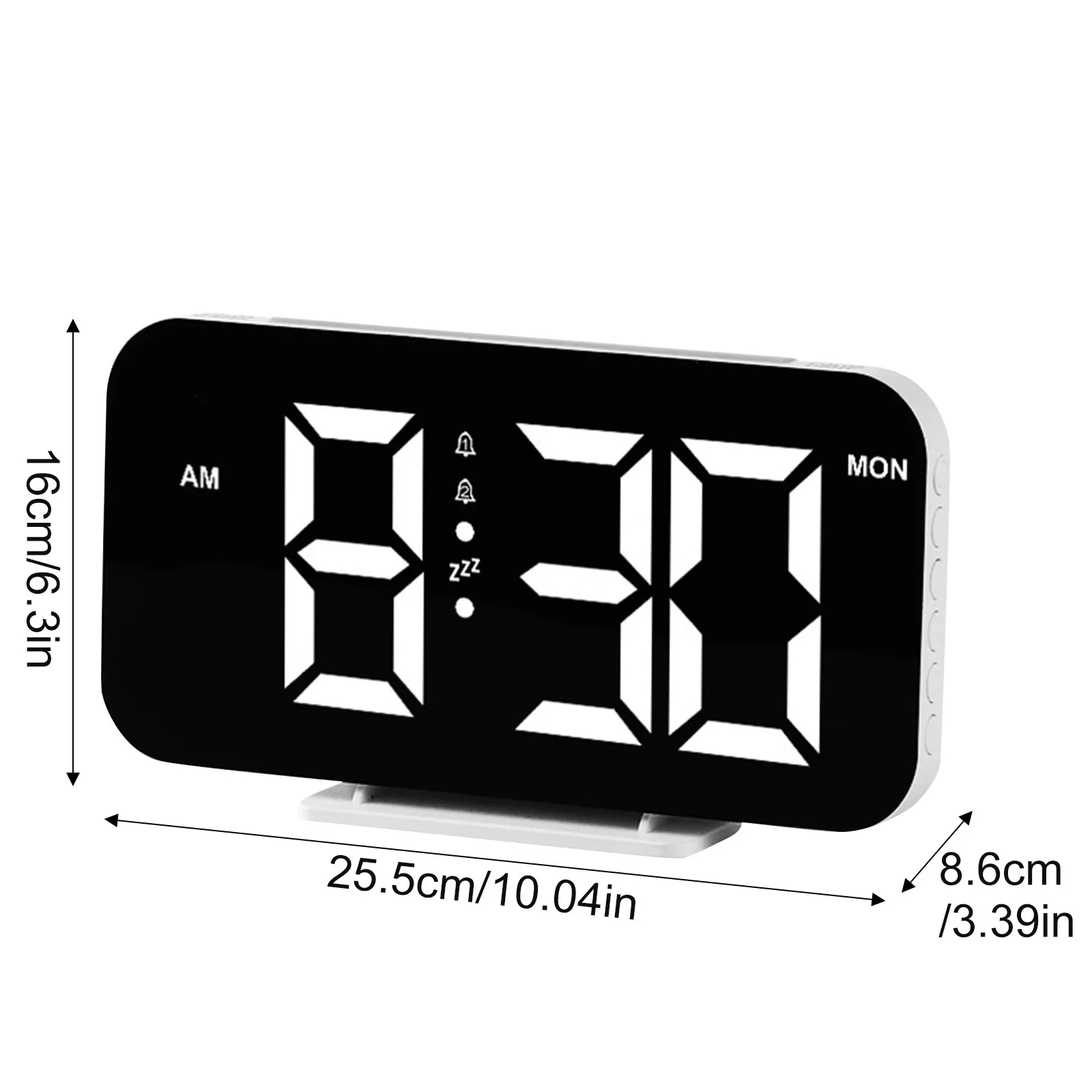 ساعة رقمية Rgb عرض ساعة منبه مع الإضاءة المحيطة ضوء الليل Cyberpunk الإلكترونية Led عرض الوقت ساعة سطح المكتب