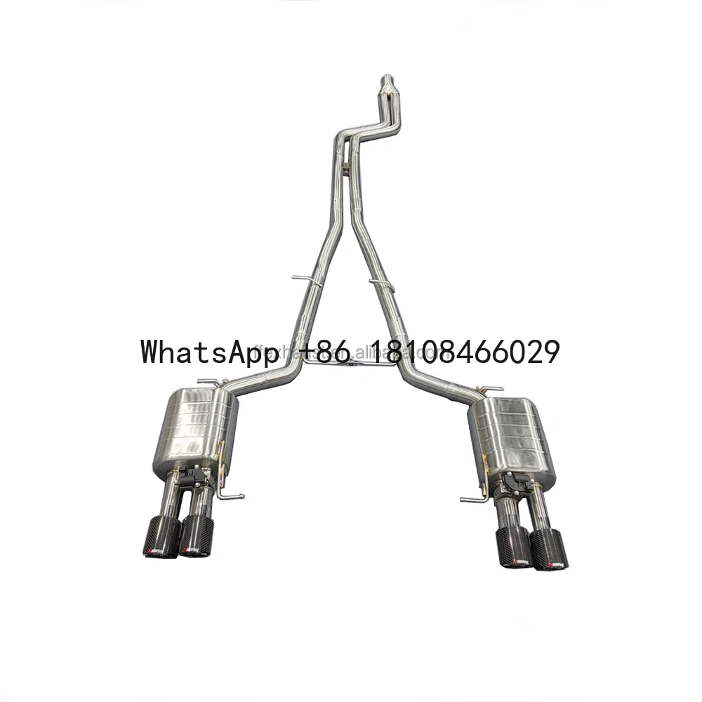 

Глушитель Valvetronic Catback из нержавеющей стали 304, выхлопная система для BMW F10 F18 535i N55 3,0 T Catback M5, стиль