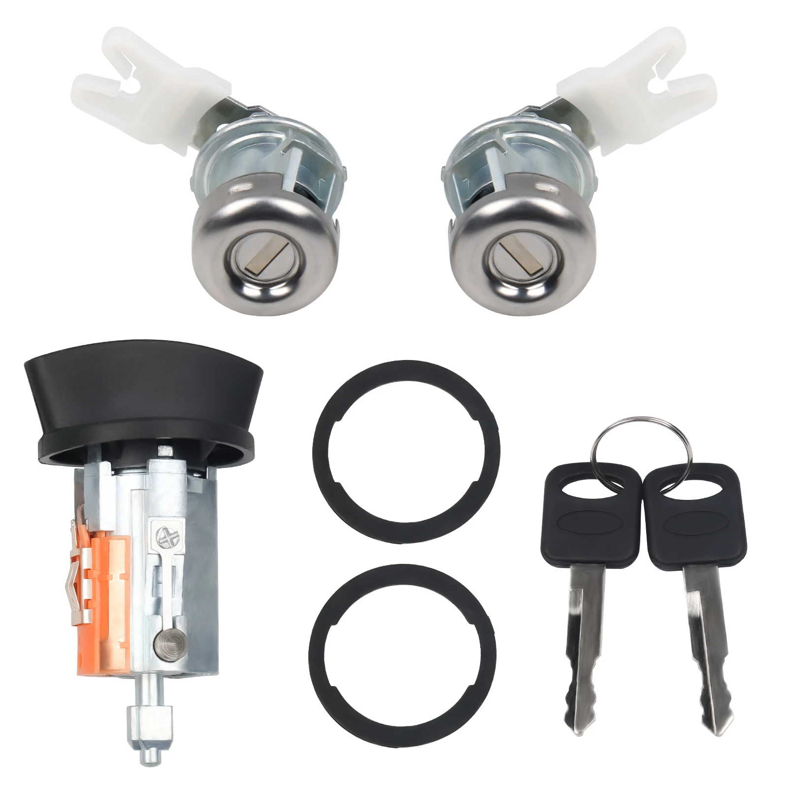 

Ignition Switch Lock Cylinder with Keys LC6177 DL5885 X2 597638 For Ford F150 1997-2003 F250 F350 1997-2007 Excursion 2000-2005