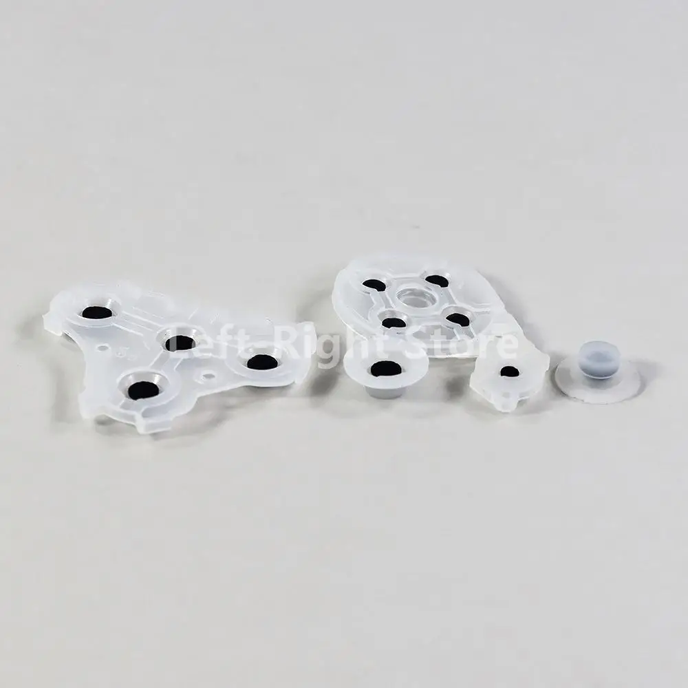 2 juegos para Nintendo GameCube, botones adhesivos conductores, almohadilla de silicona de contacto de goma, botón d-pad para controlador de juego NGC