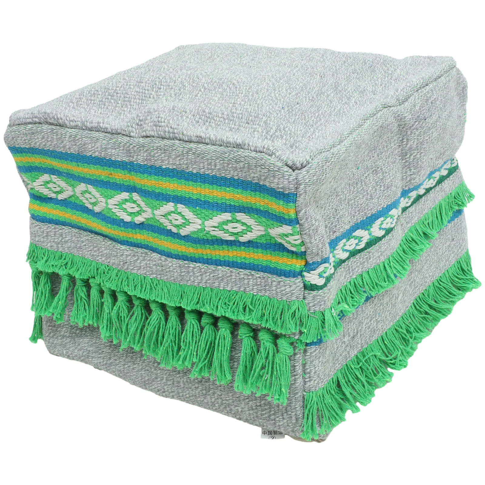 

Foot Rest Stool Cushion Cotton Linen Material Comfortable Detachable Washable Cover Foldable For Home Hotel