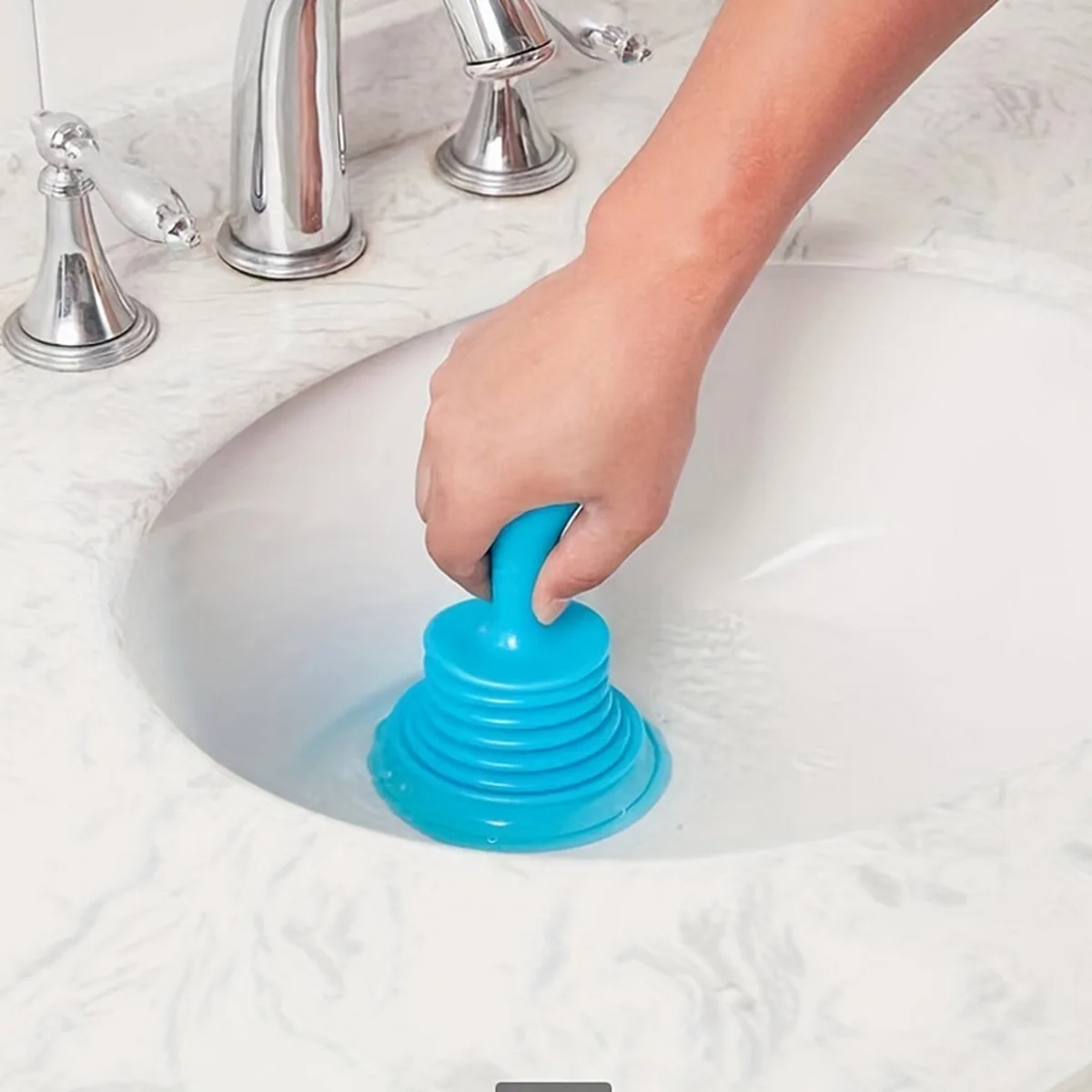 Blue Toilet Sink Suction Sewer Dredge Blocking Pump Pipe Cleaner Sink Drain Cleaner Tool for Home Plumbing view 5