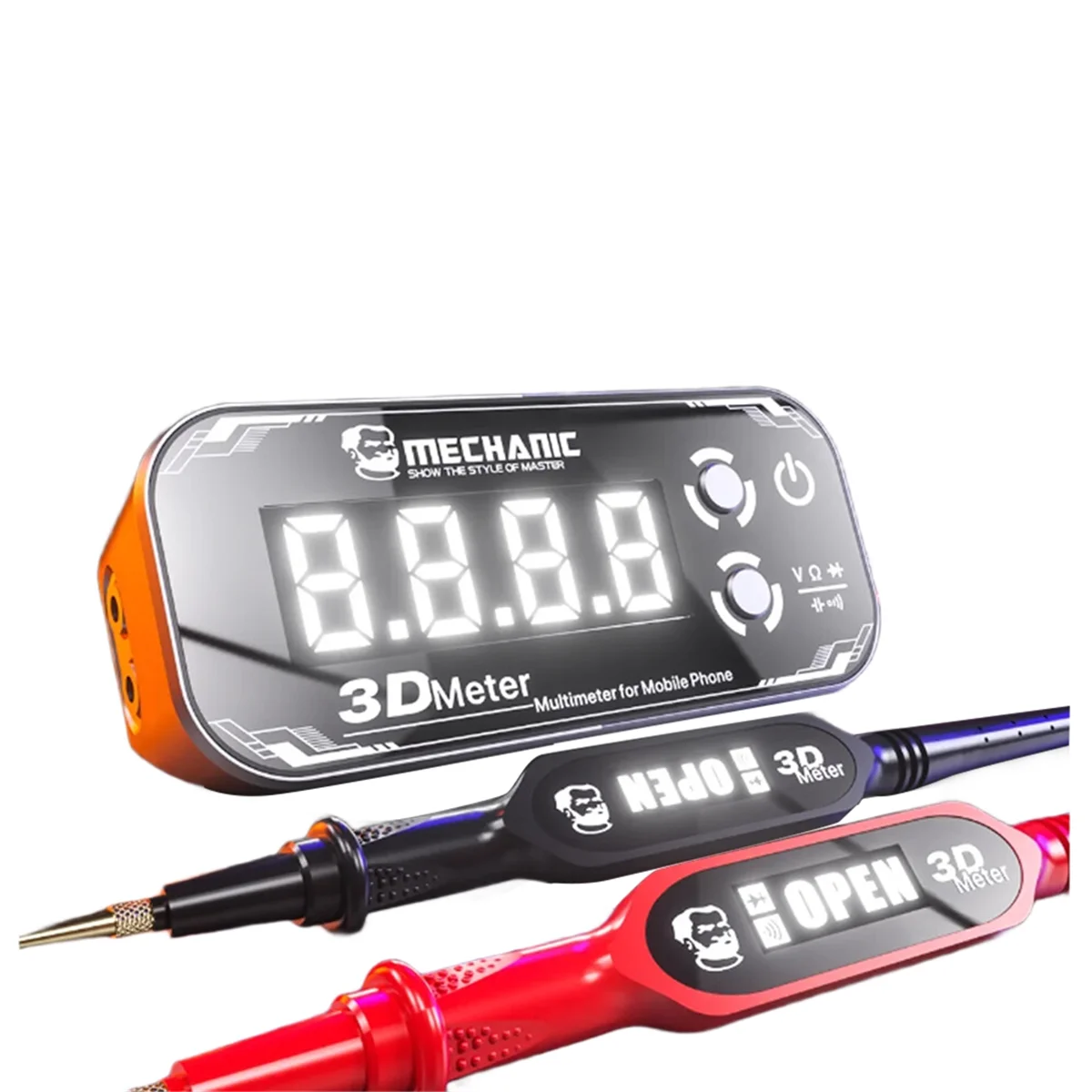 New  3.0 Multimeter 3D Meter 3 Screen Display for Mobile Phone Repair Voltage Current Resistance Measurement Tool