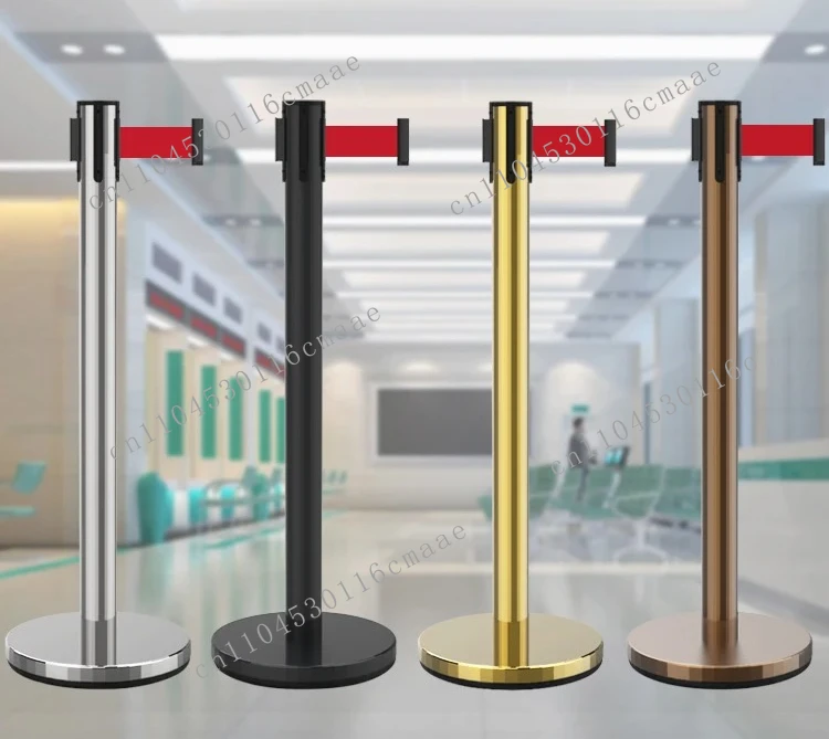 New Active Team Column, Advanced Steel Rod Pillar, Crowd Control Pillar, Guardrail with Extendable Belt