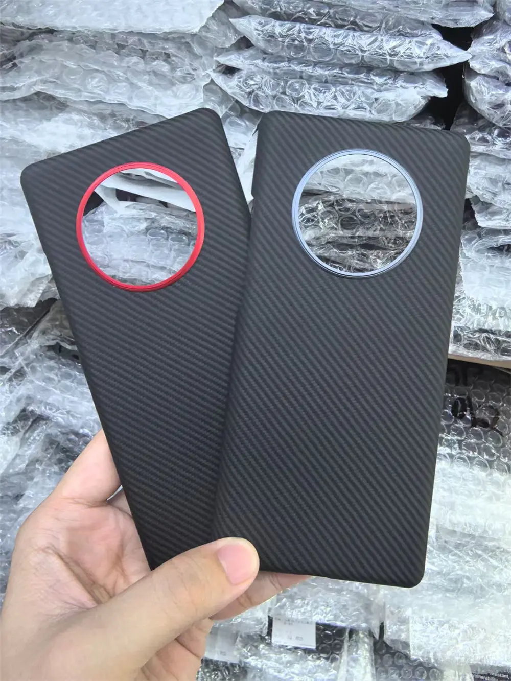 

Real Aramid Carbon Fiber MagSafe Case For Huawei Mate40 Pro 40RS Magnetic Armor Cover