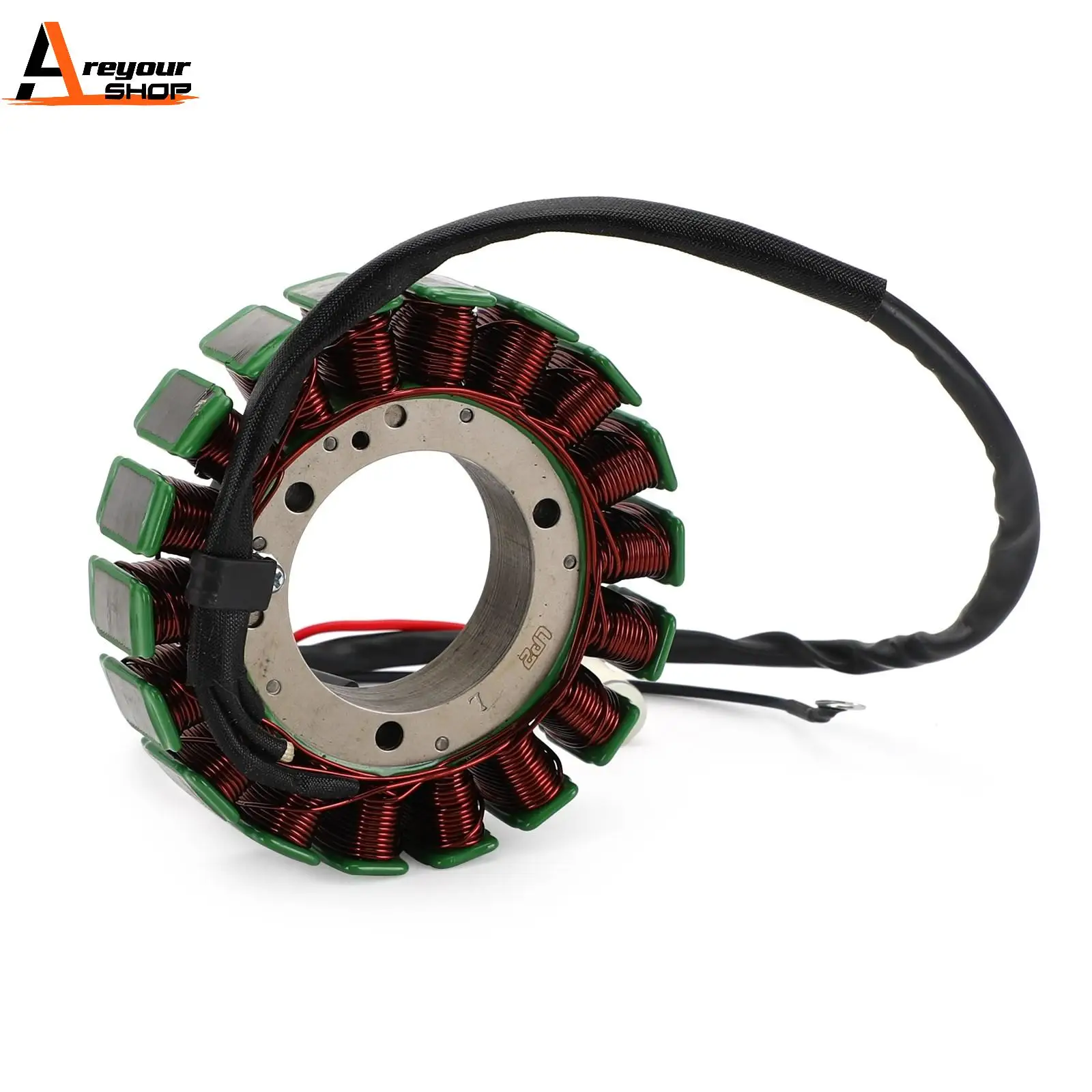 Areyourshop Stator Generator Fit for Yamaha Outboard 75hp 80hp 90hp 100hp 2005-2017 6D8-81410-00 Motorcycle Parts