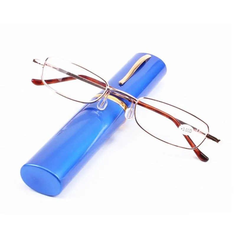 2025, Lesebrille mit kleinem Rahmen, Presbyopie-Brille, leichte Stifthalter-Lesebrille für Damen und Herren