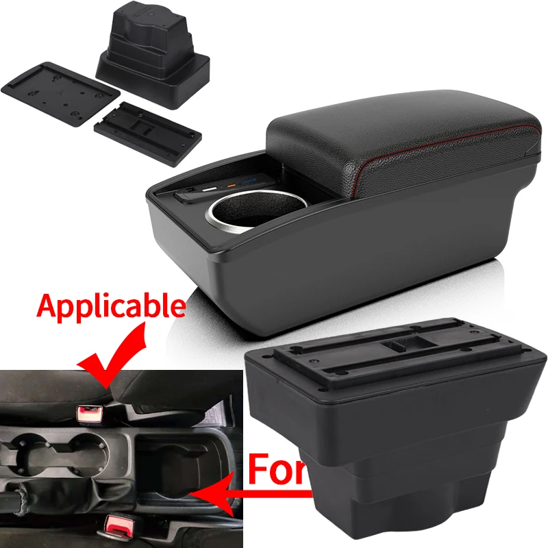 For Opel Astra Armrest Box For Opel Astra J Car Armrest 2012-2020 Storage Box Retrofit Part Car Accessory Easy To Install