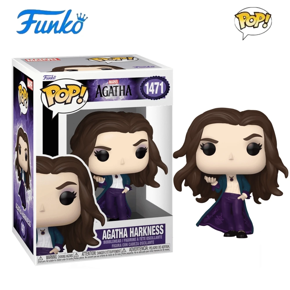 Marvel Agatha Harkness And Wiccan Vinyl Figure Funko Pop Figures Collectible Limited Edition Desktop Decoration Model Toy Gift - Image 6