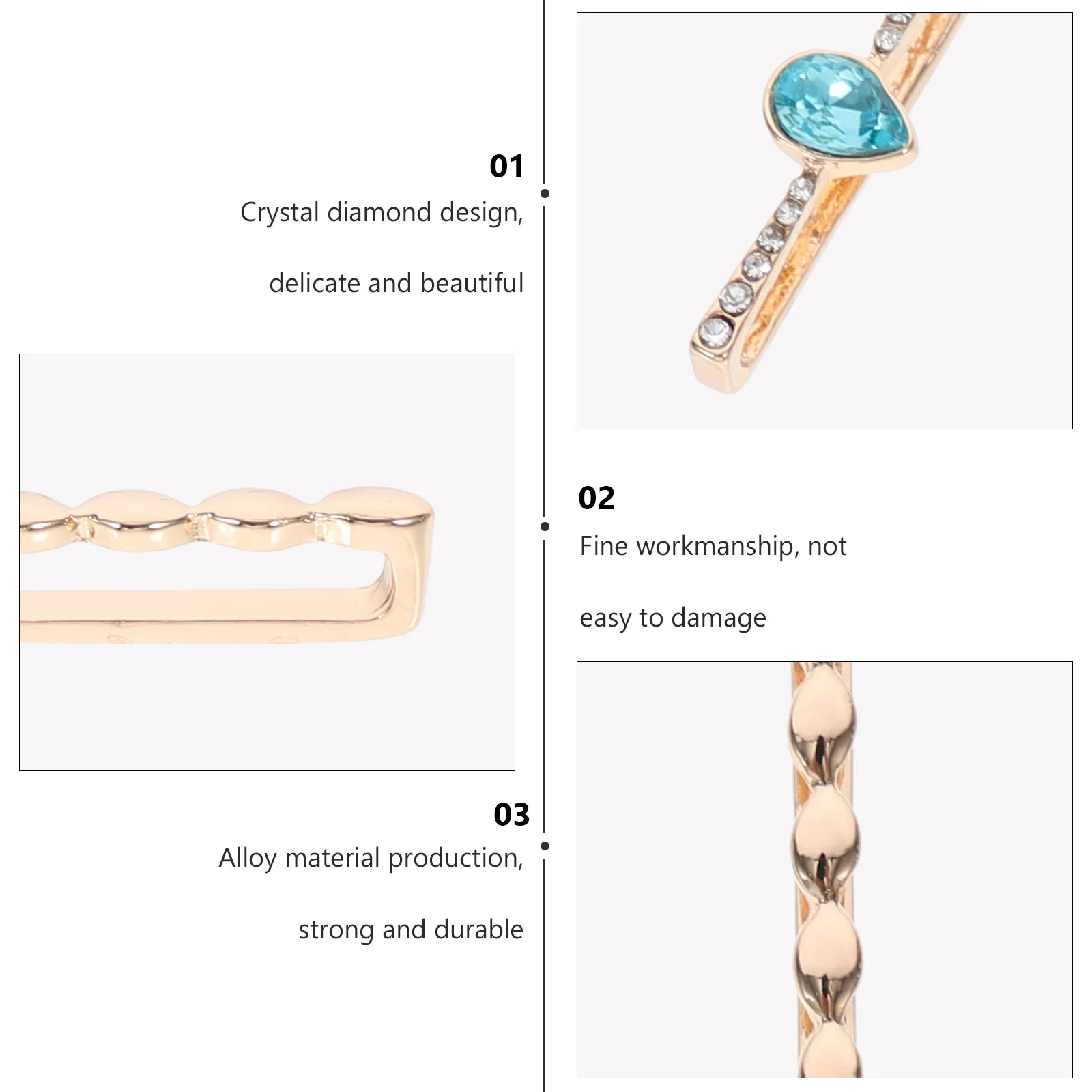 2 Pcs Watch Strap Decorative Ring Delicate Charm Exquisite Watchstrap Band Accessory Supply Women's