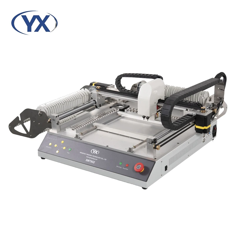 All Feeders Free PCB Manufacturing Equipment SMT802B-S Pick and Place with Highly Reliable Cameras Assembly Machine