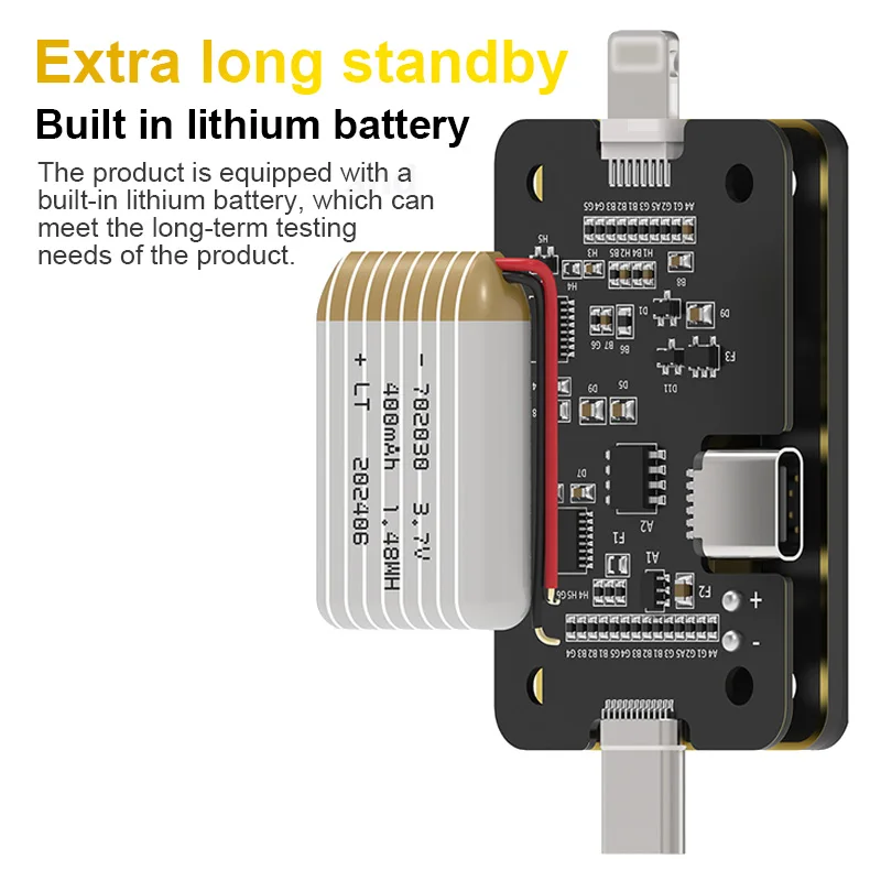 Mechanic T824 T824 SE Tail Insertion Tester High Precision Digital Display Type-C Lightning Phone Tail Insertion Detector