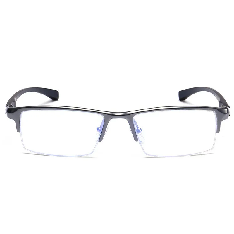 Lunettes optiques anti-fatigue et anti-rayonnement pour homme, monture en aluminium, protection contre la myopie classique, lunettes de cyclisme, UV400, 2024