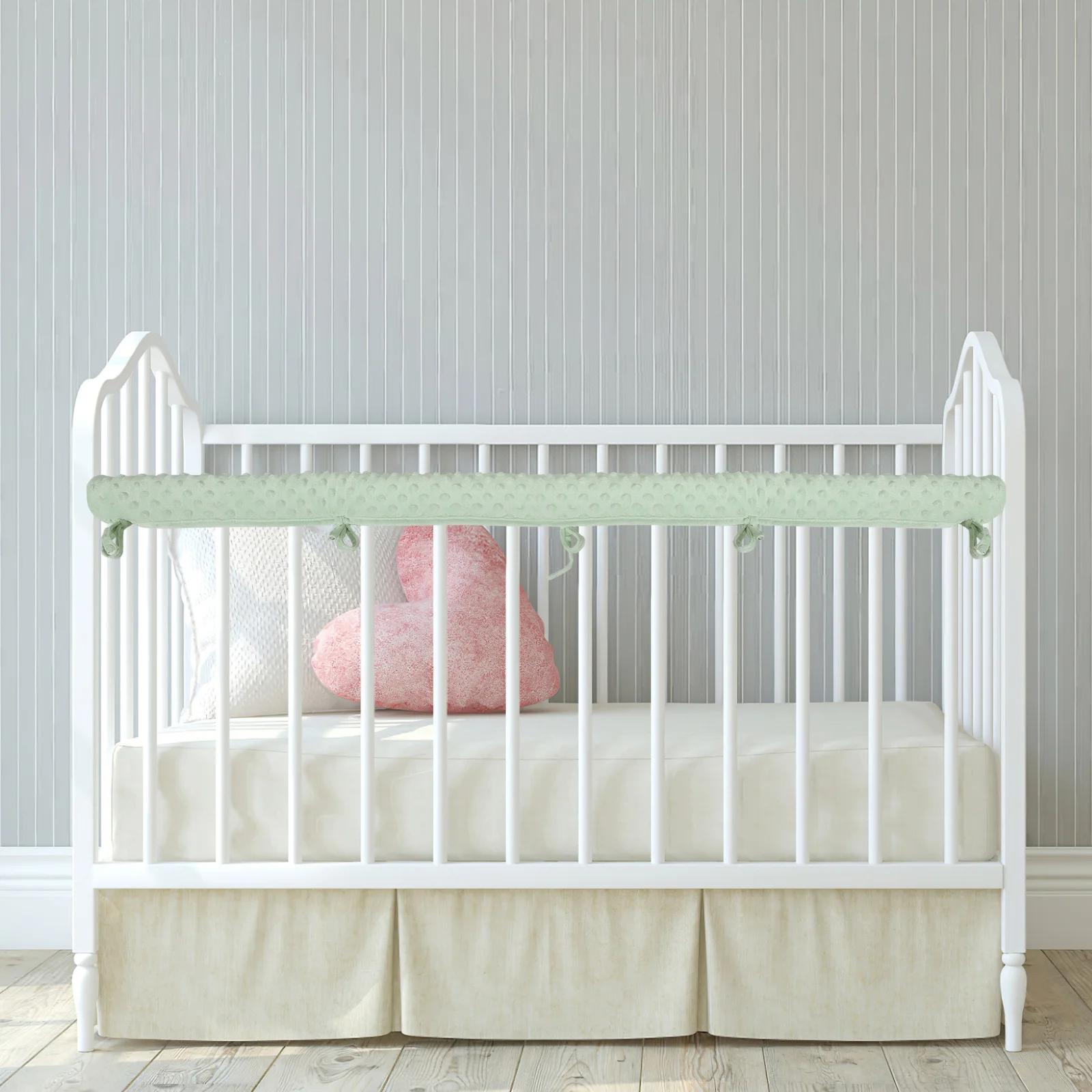 

1Set Baby Crib Soft Cotton Frame Protector Anti-Collision Cover for Toddler Bed Playpen Edge Protection