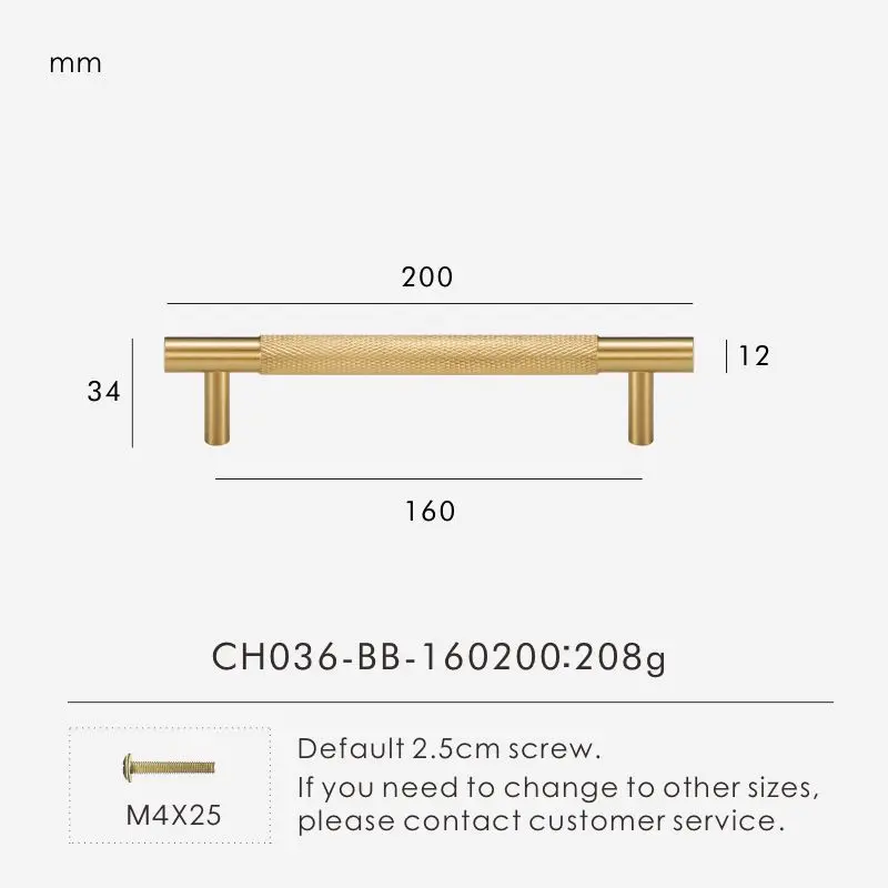 Nurlin Messing Diamantgeslepen Kruiskartelpatroon Goud Zwart Kastgrepen Kledingkast Trek T-bar Knoppen 500 mm lang Beschikbare keuken