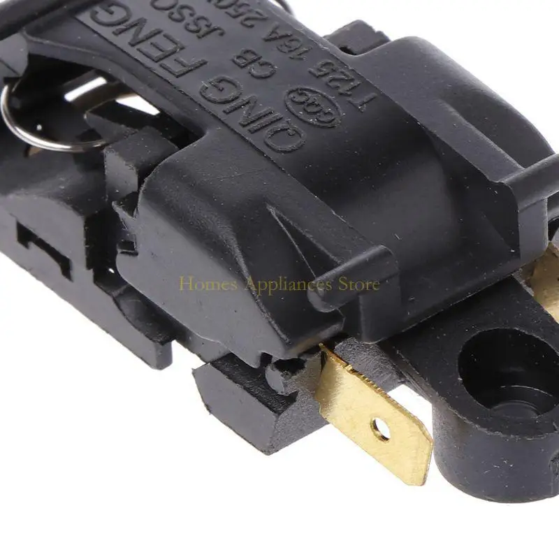 D0AB 1pc 16A Termostato elettrico Interruttore terminale a 2 pin Parti elettrodomestici da cucina