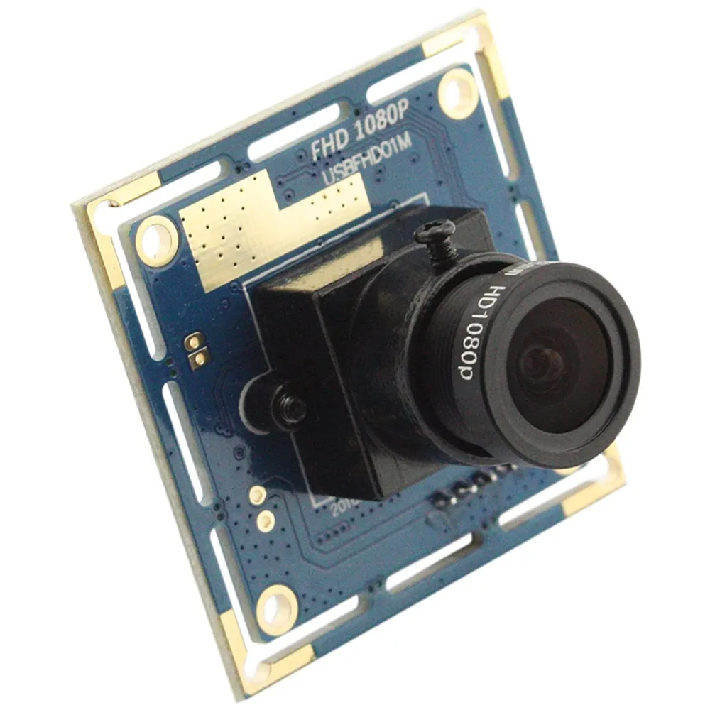 Full HD 2MP CMOS OV2710 Color 1080p Usb Webcam with 2.8mm Lens for Android Linux Windows Robot, ATM, Kiosk -USBFHD01M-L28